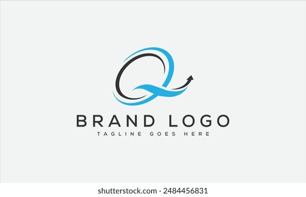 Q logo design vector template design for brand