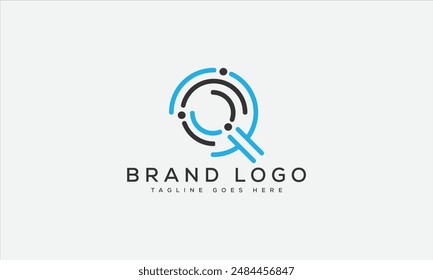 Q logo design vector template design for brand