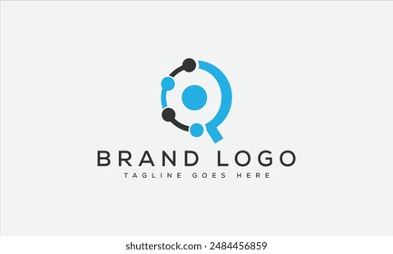 Q logo design vector template design for brand