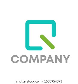 q logo icon design template sign
