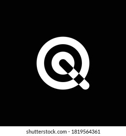 Q logo. Q Letter logo. Q vector logo | Illustrated logo | minimal design.