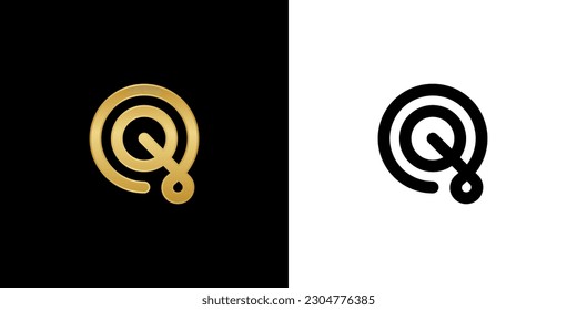 Q Logo, Q Monogram, Initial Q Logo, Letter Q Logo, Icon, Vector