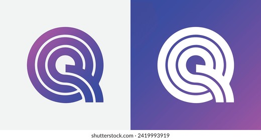 Q logo monogram initials letter concept Q logo monogram initials letter concept