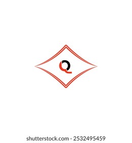 Q logo monogram initials letter concept.