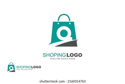 Q logo photography for branding company. camera template vector illustration for your brand.