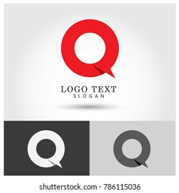 Q Logo. Symbol & Icon Vector Template.