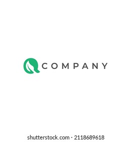 q logo vector icon illustration modern design. q leaf logo vector icon illustration modern design. leaf logo vector icon illustration modern design. nature logo vector icon illustration modern design.