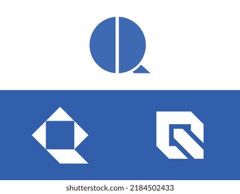 Q modern initial letter logo design vector bundle. It will be suitable for which company or brand name start those initial.