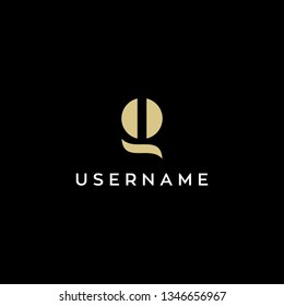 Q monogram logo design