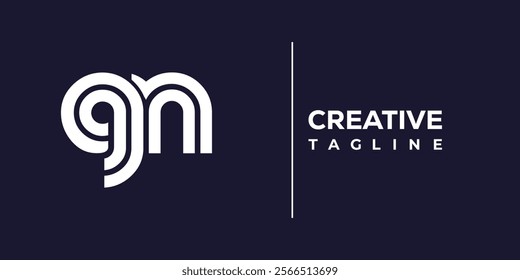 Q and N logo design. QN abstract Letters Logo Monogram. This logo design is the process of creating a visual symbol that represents a brand, company, or individual.