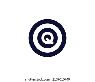 Q OQ QO logo design vector template