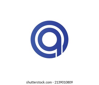 Plantilla de vector de diseño de logotipo QO de Q
