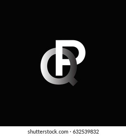 Q P joint logo letter design vector template