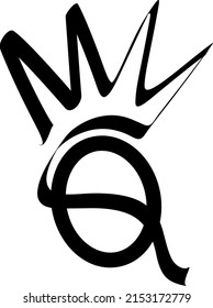 Q Punk Or Q Queen Illustration, Icon, Logo, And Cartoon Vector