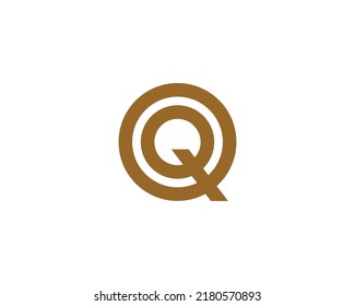 Q QQ logo design vector template