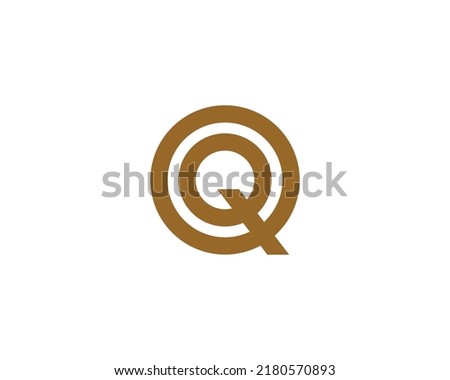 Q QQ logo design vector template
