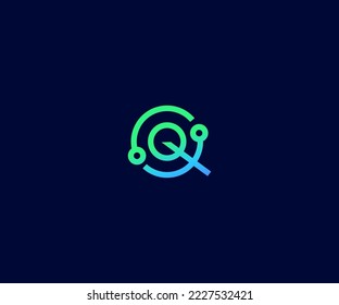 Q, QQ, OQ, QO Letter Logo Vector Template Abstract Monogram Symbol. Usable for Business sport, technology, fashion, digital And future creative logo