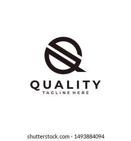 Q quality logo icon vector