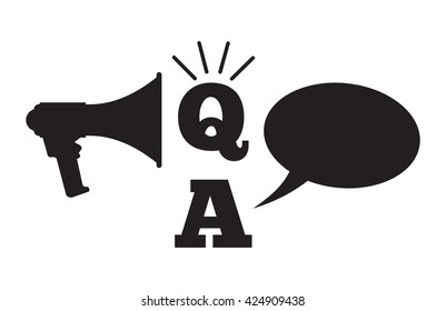 Q And A - Questions And Answers concept