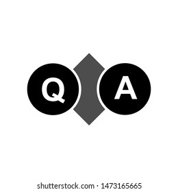
Q & A Sign - Question and Answer Icon. Illustration of Information Centre, Conversation or Confirm As  Simple Vector Sign & Trendy Symbol for Design and Websites, Presentation or Mobile Application