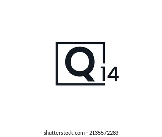 Q14, 14Q Initial letter logo