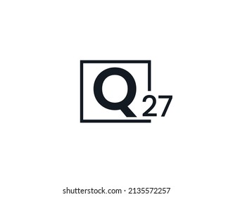 Q27, 27Q Initial letter logo