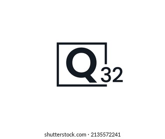 Q32, 32Q Logo de la carta inicial