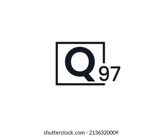 Q97, 97Q Initial letter logo