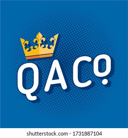 QA CO. LETTER LOGO Q & A (ALPHABET) WITH CROWN ELEMENT