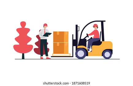 Qa engineers concept illustration Vector