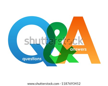 Q&A letters banner