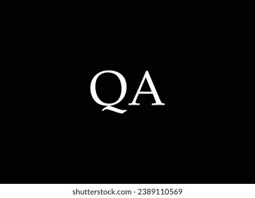 QA logo letter logo dsing and monograme