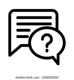 qa session icon or logo isolated sign symbol vector illustration - high quality black style vector icons
