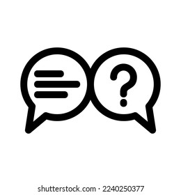qa session icon or logo isolated sign symbol vector illustration - high quality black style vector icons
