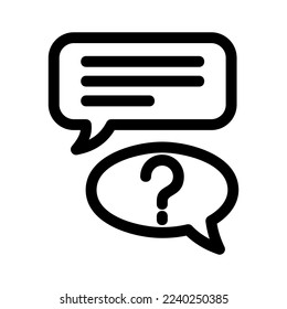 qa Session Symbol oder Logo einzeln auf Zeichen Vektorgrafik - qualitativ hochwertige Vektorsymbole mit schwarzem Stil
