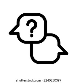 qa session icon or logo isolated sign symbol vector illustration - high quality black style vector icons
