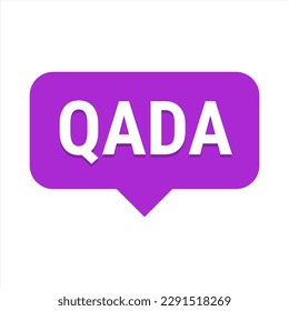 Qada Purple Vector Callout Banner with Information on Making Up Missed Fast Days