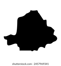 Qala District map, administrative division of Malta. Vector illustration.