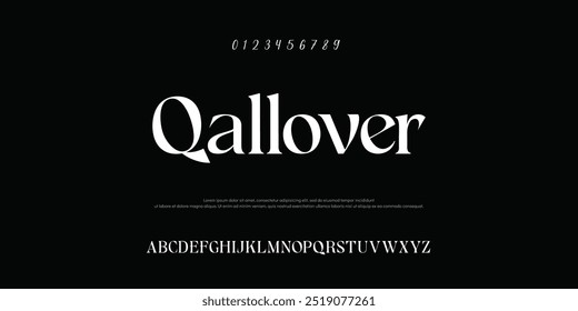 Qallover Elegante Vector de fuente de pantalla curvada natural de lujo