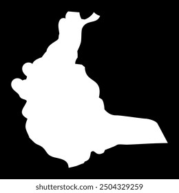 Qalyubiyya Governorate map, administrative division of Egypt. Vector illustration.