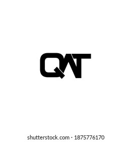 qat letter original monogram logo design