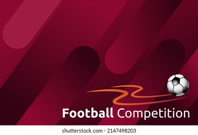 Qatar 2022 world cup background 3d vector illustration design, with maroon gradient color. Concepts for banners, posters, flyers and more