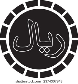 Qatar black  vector high quality files 