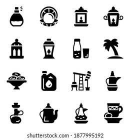 
Qatar Culture Solid Icons Pack