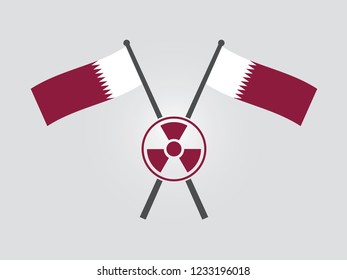 Qatar Emblem Danger