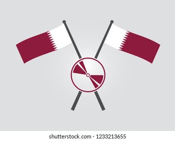 Qatar Emblem Digital Piracy