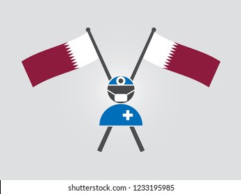 Qatar Emblem Doctor Surgery