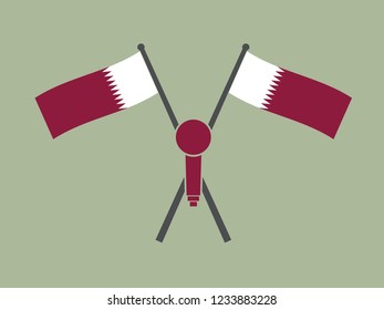 Qatar Emblem Singer