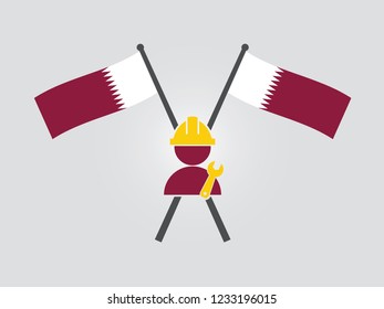 Qatar Emblem Technician