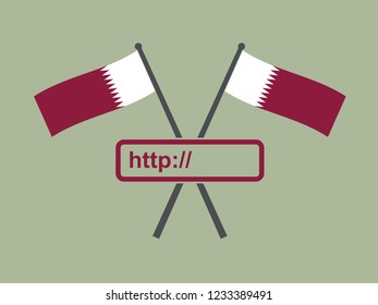 Qatar Emblem Web Domain